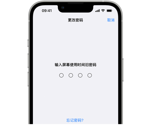 泌阳iPhone屏幕维修分享iPhone屏幕使用时间密码忘记了怎么办 