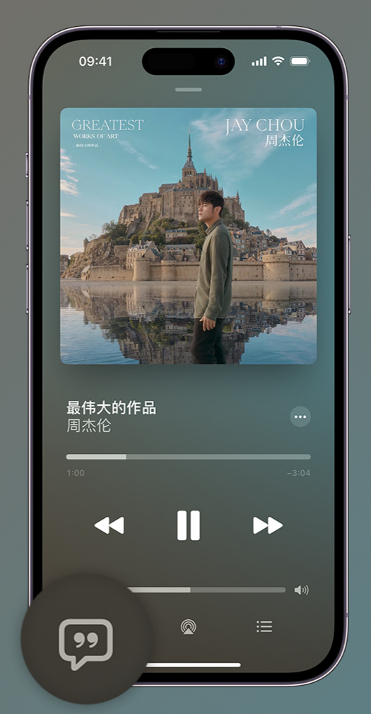 泌阳iphone维修分享如何在iPhone上使用Apple Music全新唱歌功能 